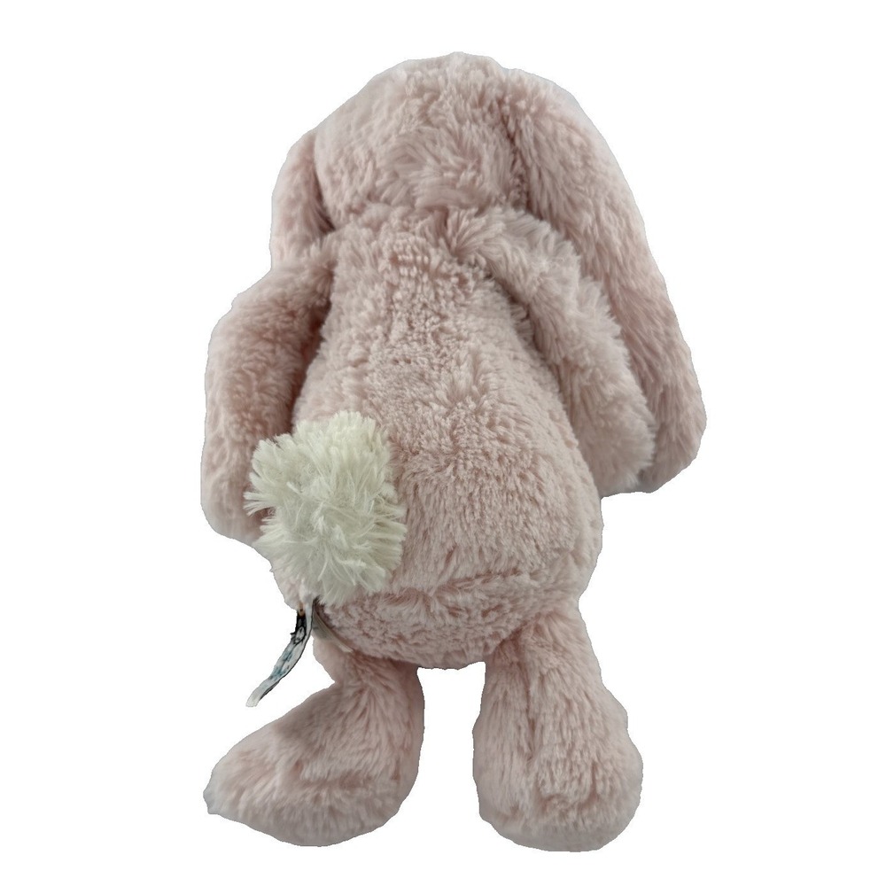 Little Jellycat London Bashful Pink Bunny Rabbit 11" Plush Baby Toy Chime Rattle - Picture 6 of 10